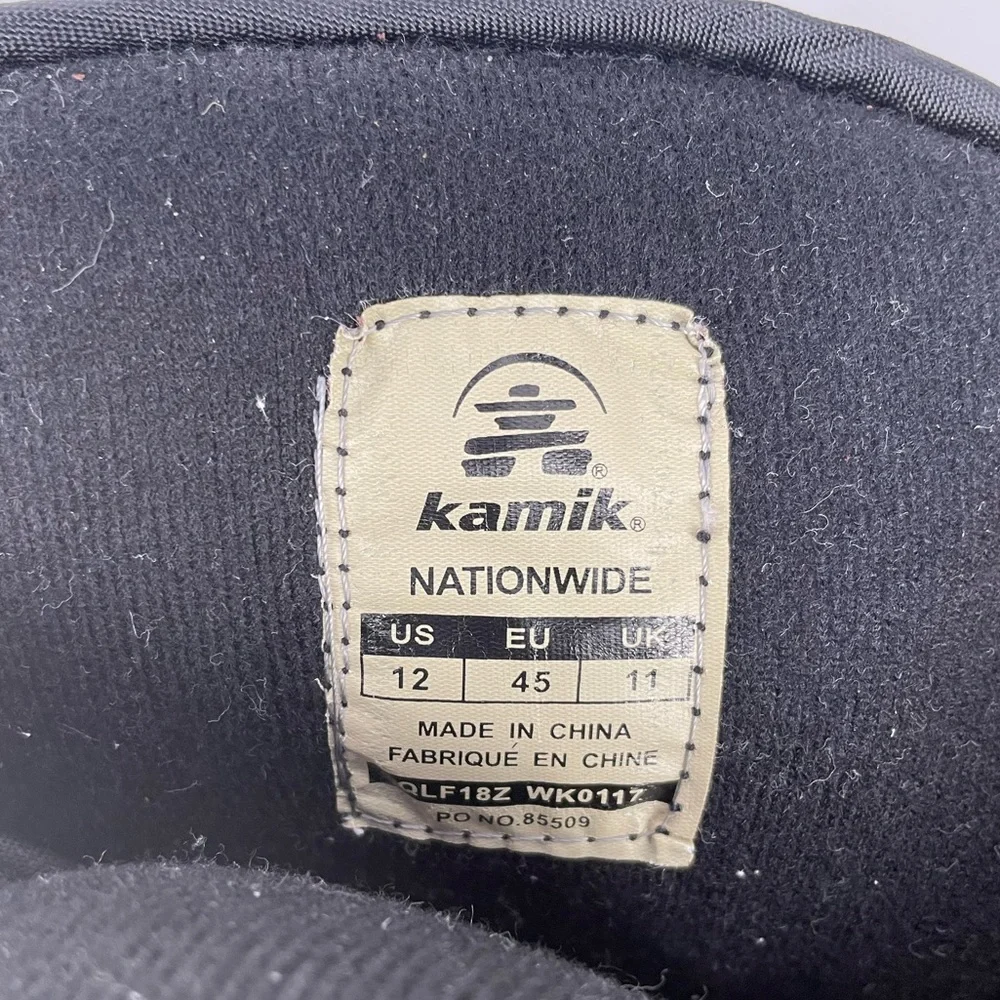 Kamik Suede Nation Wide Snow Boot in‎ Dark Brown Size 12